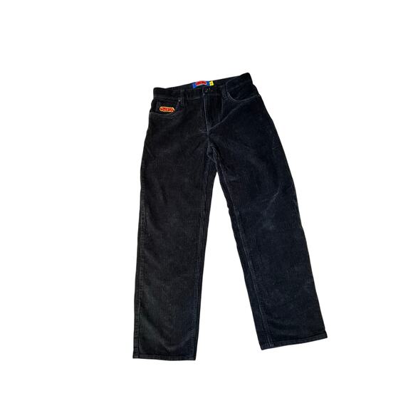 Empyre Black Relaxed Baggy Skateboarding Y2K Skater Corduroy Pants  size 27 - Picture 1 of 6